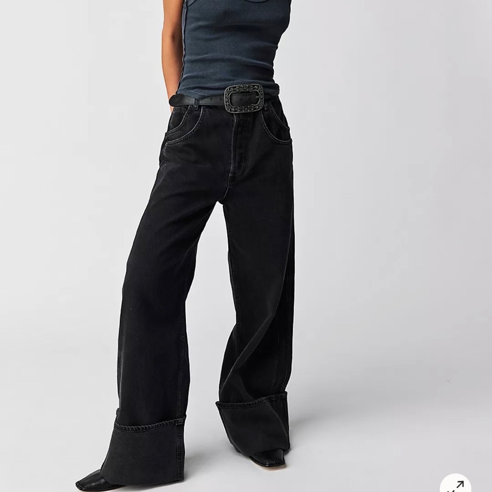 We The Free Black Boyfriend Jeans